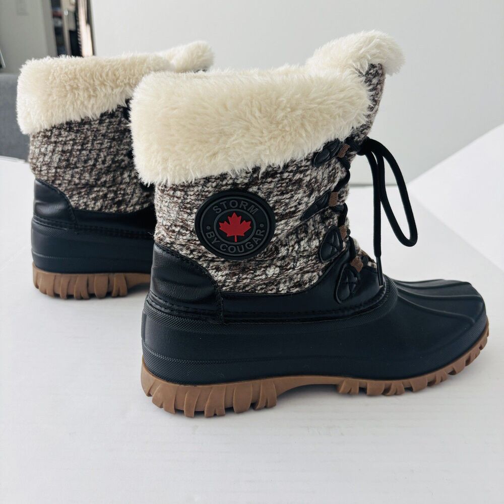 Storm by Cougar Womens Camp Waterproof Lace Up Winter Boots Size 9 Cabincore - Picture 1 of 9